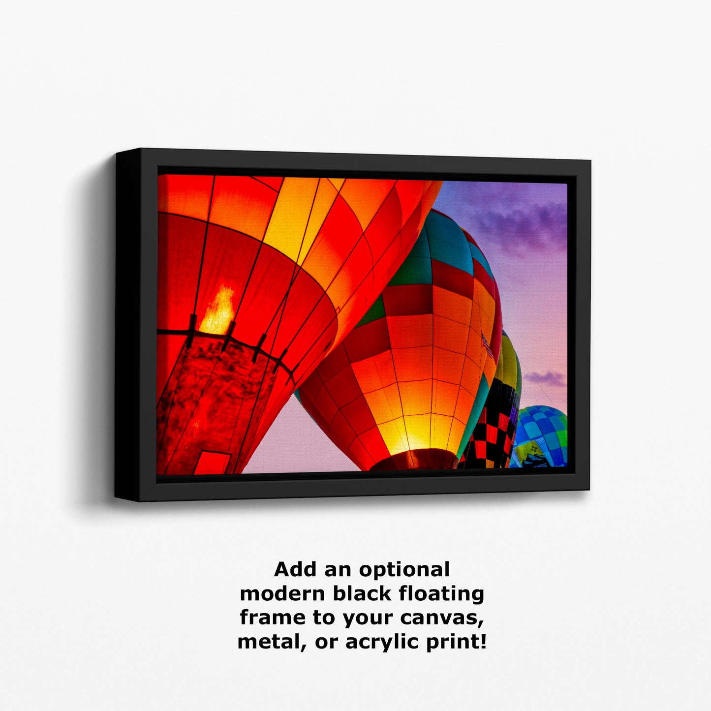 Hot Air Balloon Festival Morning Glow Photo | Albuquerque New Mexico Balloon Fiesta Wall Art | Office, Cubicle & House Decor
