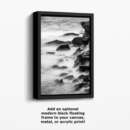 Point Lobos Carmel California Coastline Abstract Ocean Picture, Relaxation Artwork Nature Photo for Meditation, Office, Dorm, House Decor