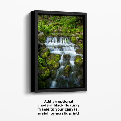 Yosemite National Park Waterfall Picture Nature Photo Relaxation Artwork for Meditation, Office, Apartment, and House Decor