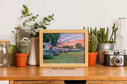 Airstream Travel Trailer Art Camping Decoration