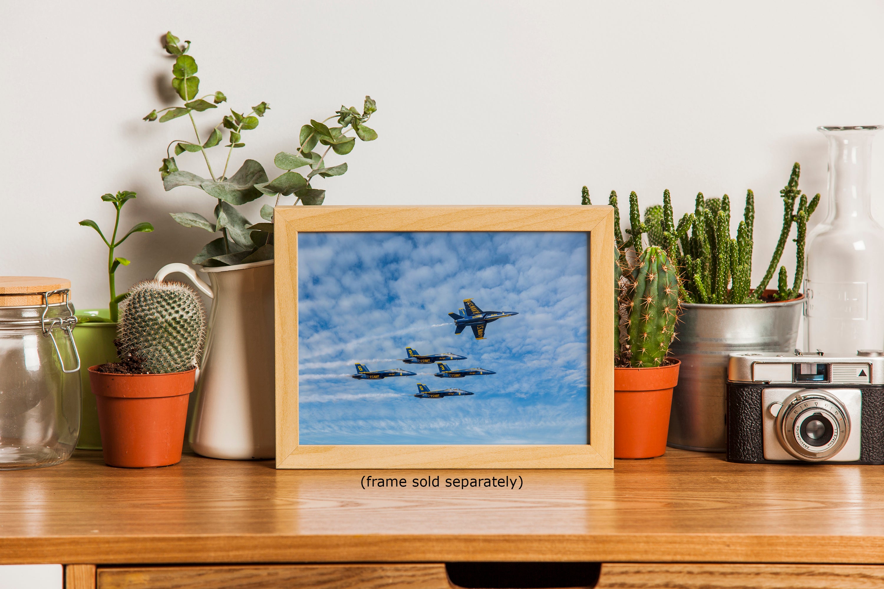 Blue Angels Aviation Artwork, FA-18 Super Hornet Military Aircraft Print