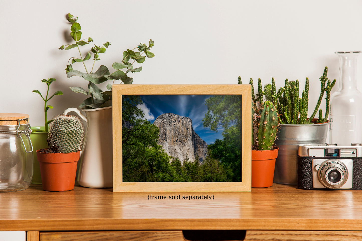 El Capitan Wall Art, Yosemite National Park Nature Photo