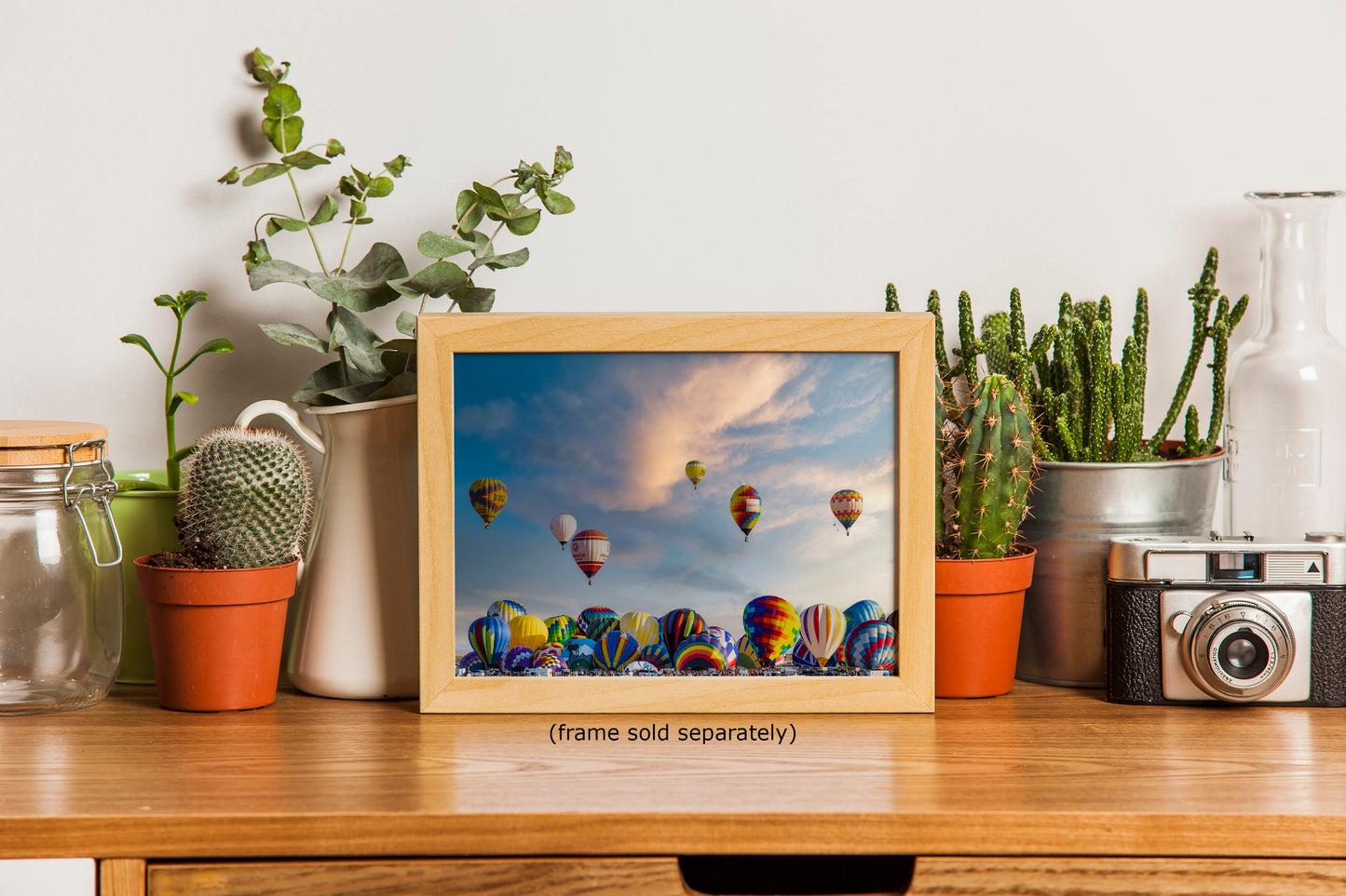 Hot Air Balloon Festival Mass Ascension Photo | Albuquerque New Mexico Balloon Fiesta Wall Art | Office, Cubicle & House Decor