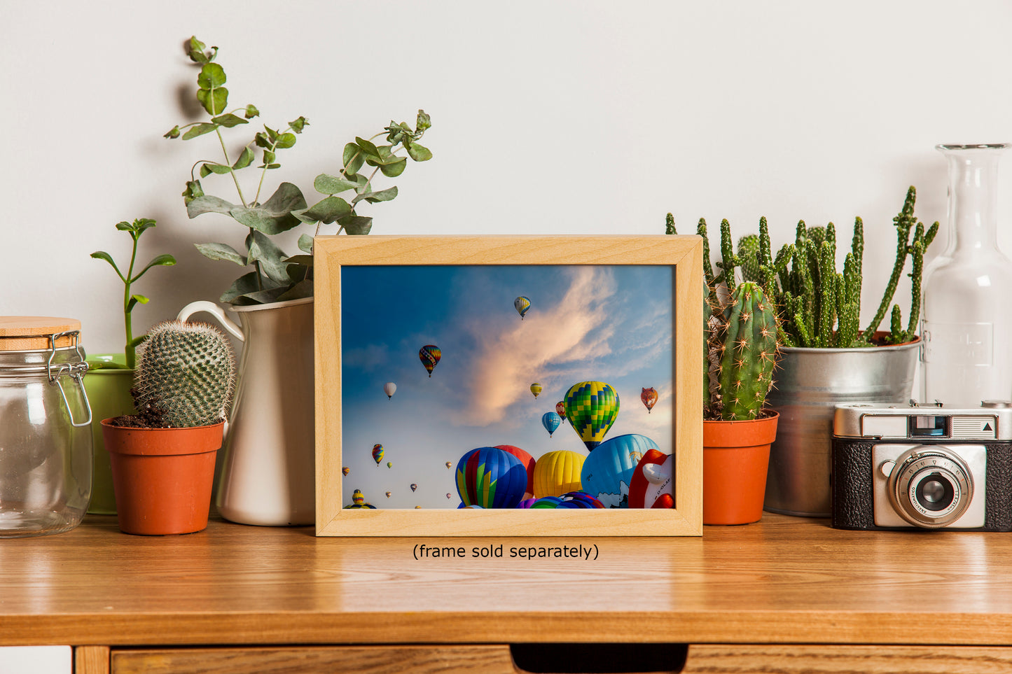 Hot Air Balloon Festival | Albuquerque New Mexico Balloon Fiesta Wall Art | Office, Cubicle & House Decor