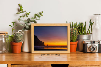 Morro Bay California Coastline Ocean Picture Nature Photo, Morro Rock Sunset Coastal Relaxation Artwork, Dorm Room, Office & House Decor