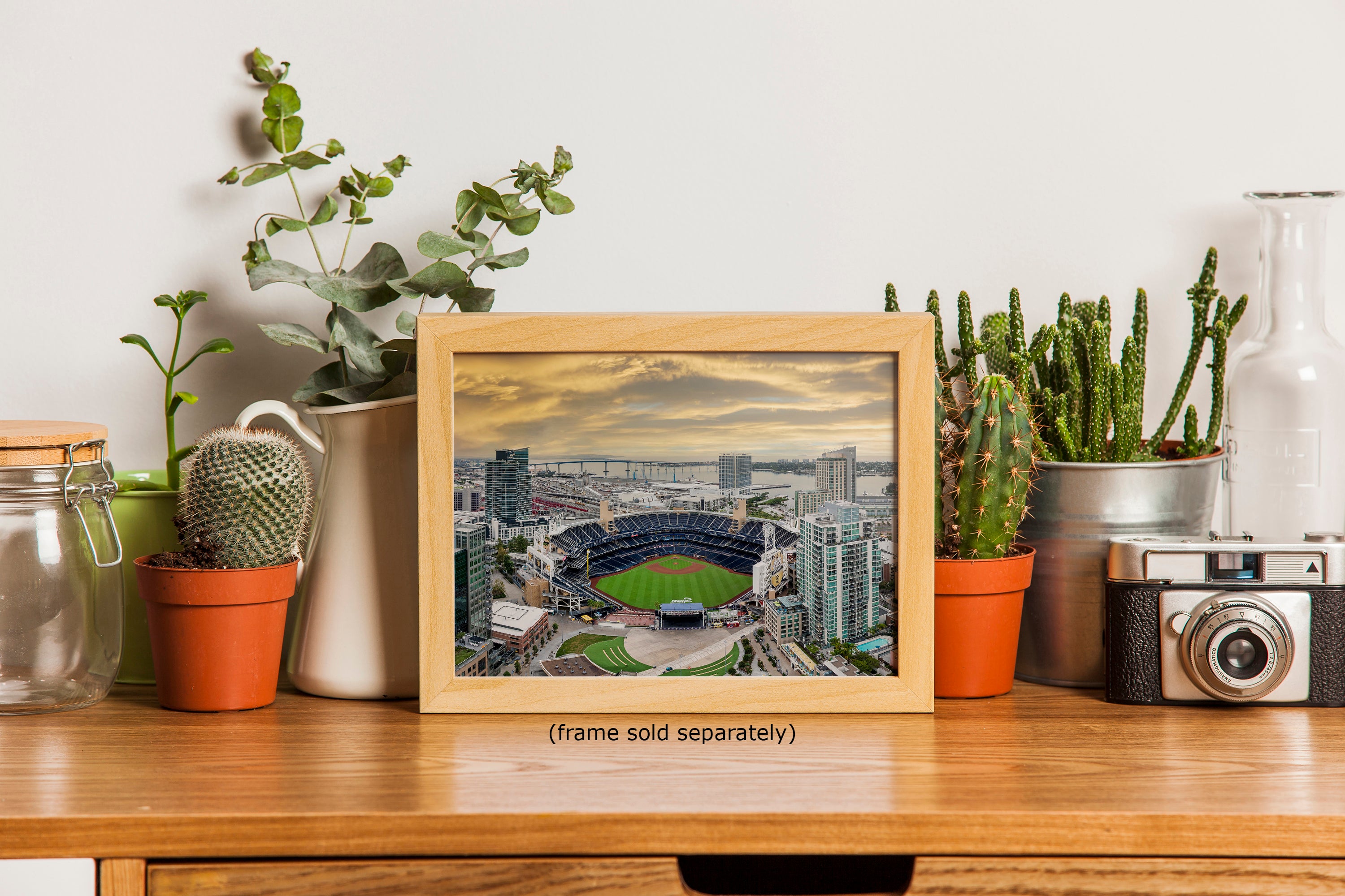 San Diego Padres Baseball Stadium Petco Park Sunset Canvas Print