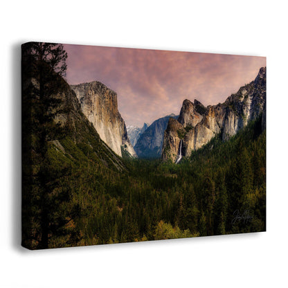 Yosemite National Park Mountain Picture Nature Photo Bohemian Relaxation Artwork for Meditation
