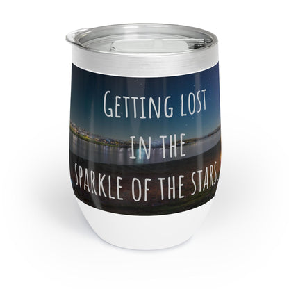 Airstream Wine Tumbler: Night Sky Under the Stars, 12oz Stainless Steel