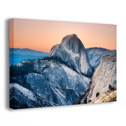 Yosemite Half Dome Art Print from Tioga Pass Rd, Landscape Sunset National Park Photo, California Art Nature Gift for Housewarming or Office