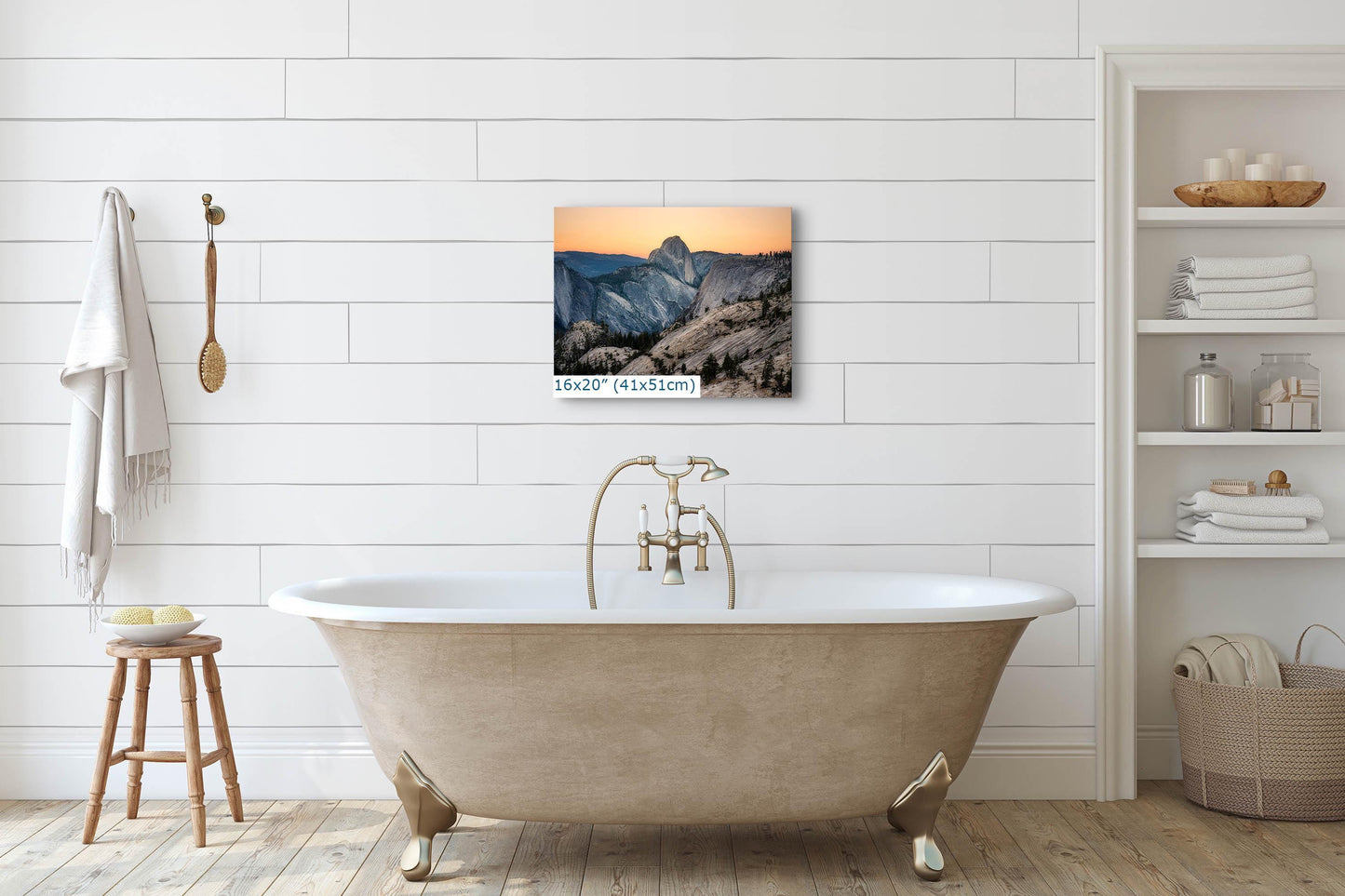 Yosemite Half Dome Art Print, National Park Photo, Landscape Sunset Photography Print, California Art Nature Gift for Office or Living Room