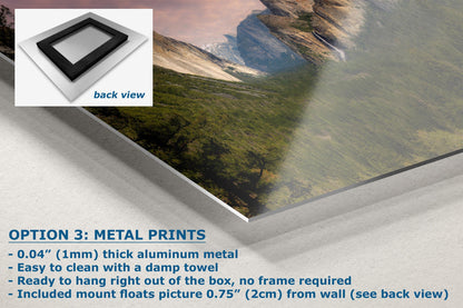 Yosemite National Park Mountain Picture Nature Photo Bohemian Relaxation Artwork for Meditation