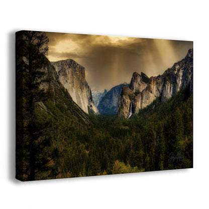 Yosemite National Park Mountain Picture Nature Photo Bohemian Relaxation Artwork for Meditation