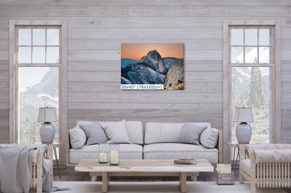 Yosemite Half Dome Art Print from Tioga Pass Rd, Landscape Sunset National Park Photo, California Art Nature Gift for Housewarming or Office