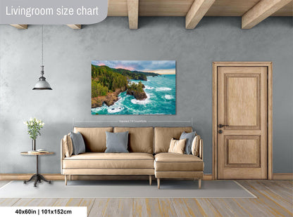 Oregon Coast Seascape Art: Pacific Ocean Print - Nature Photography Wall Art for Home Decor