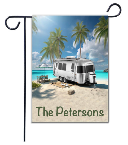 Airstream Camper Garden Flag - Custom Outdoor Yard Decoration