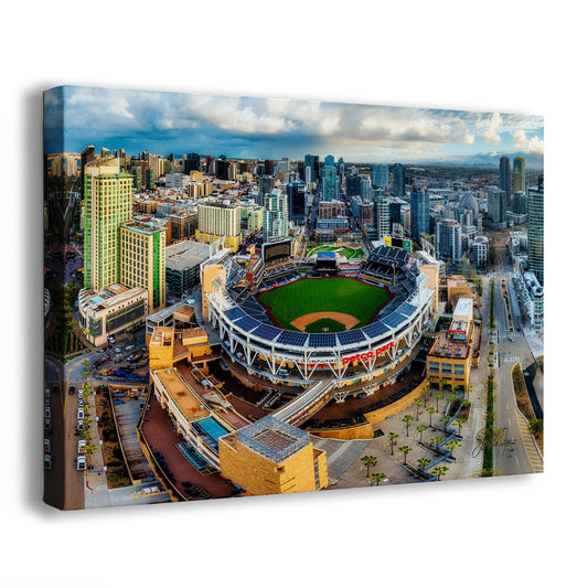 San Diego Padres Baseball Petco Park Skyline Print – MLB Stadium Wall Art for Sports Fans & Home Decor