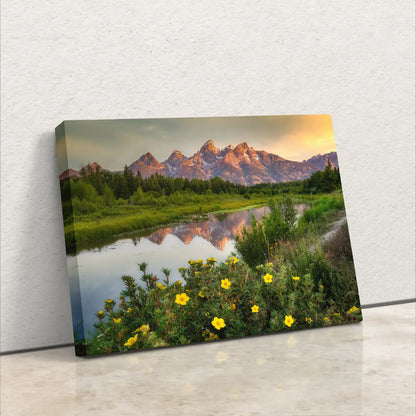 Grand Teton Mountains National Park Décor, Western Wilderness Wall Art