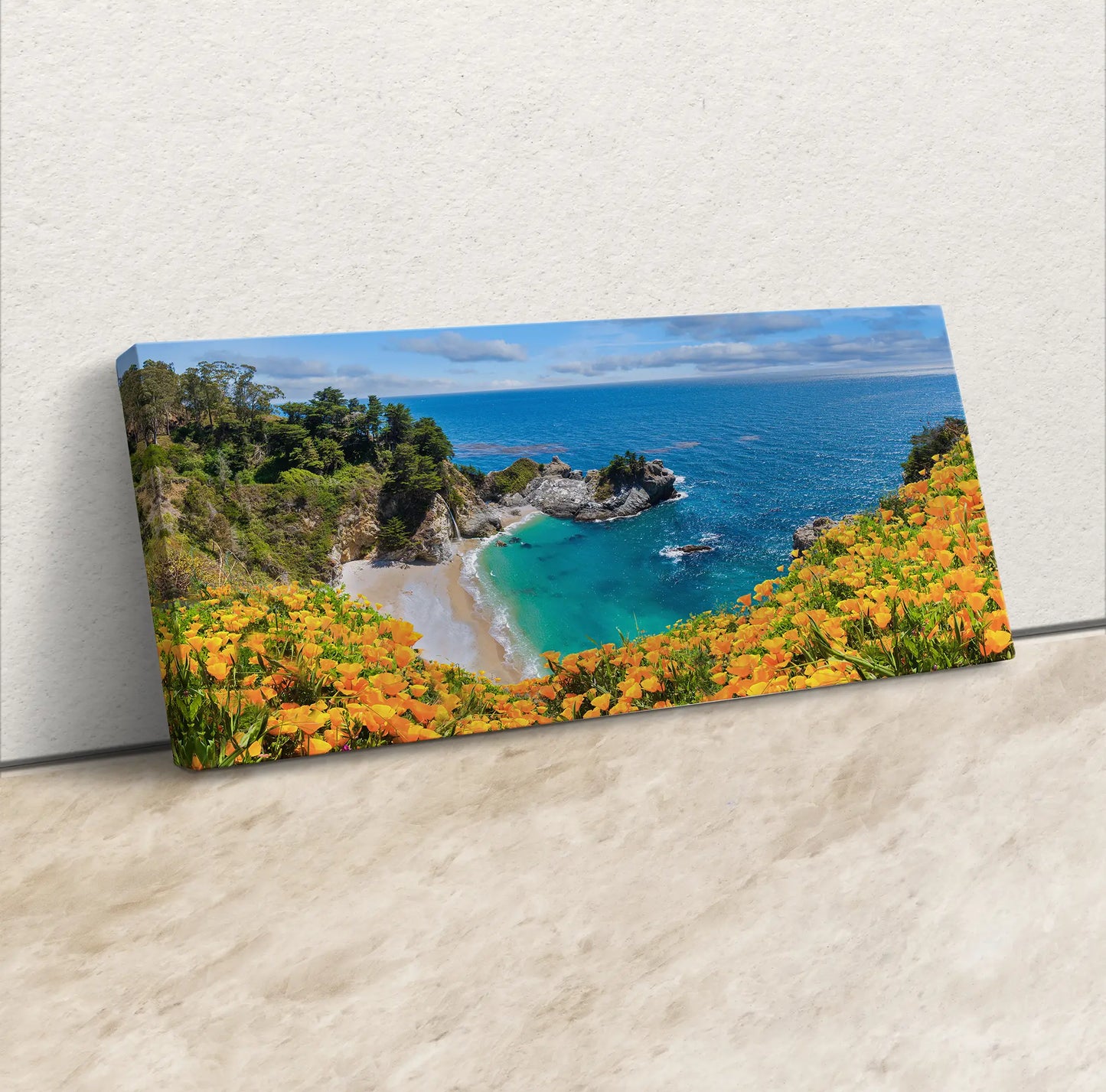 Big Sur Gift Coastal Wall Art, McWay Falls California Coastal Seascape