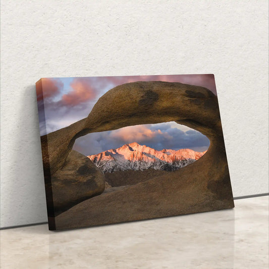 Lone Pine Home Décor, Mobius Arch in Alabama Hills Mountain Wall Art