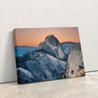 Yosemite Half Dome Art Print from Tioga Pass Rd, Landscape Sunset National Park Photo, California Art Nature Gift for Housewarming or Office