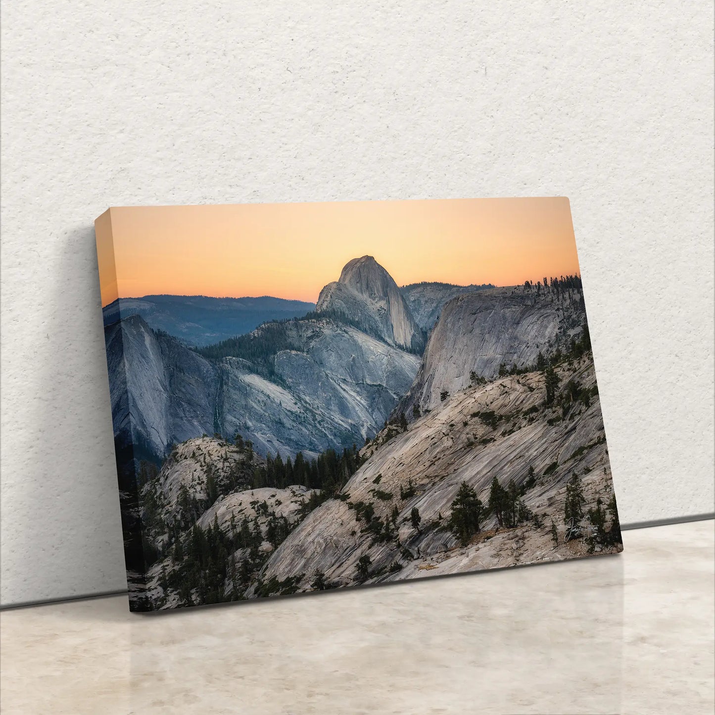 Yosemite Half Dome Art Print, National Park Photo, Landscape Sunset Photography Print, California Art Nature Gift for Office or Living Room