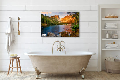 Rocky Mountain National Park Canvas, Scenic Dream Lake Landscape Photo, Estes Park, Colorado, Extra Large Artwork, National Parks Nature Art