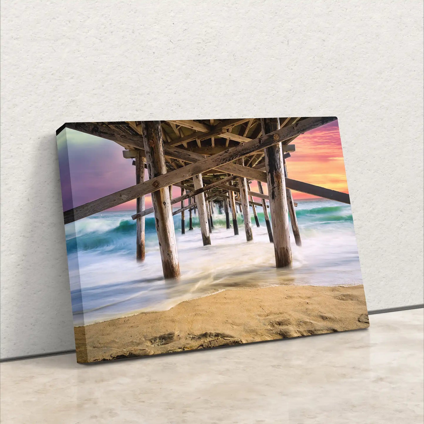 Balboa Pier Wall Art California Coastal Wall Art Decoration Beach Print