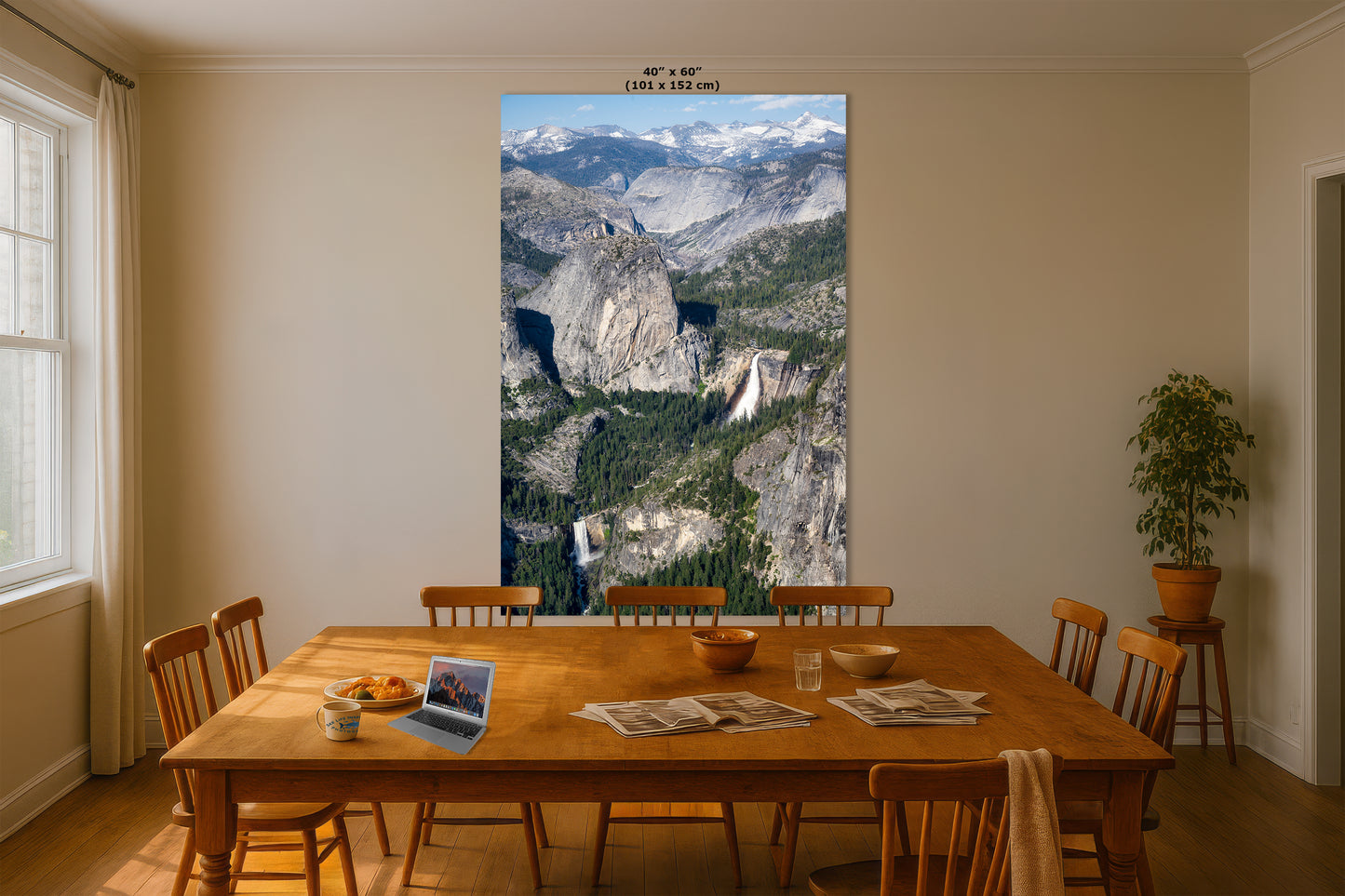 Yosemite Wall Art, Glacier Point Mountain Landscape Nature Photo