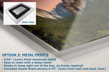 Yosemite National Park Mountain Picture Nature Photo Bohemian Relaxation Artwork for Meditation