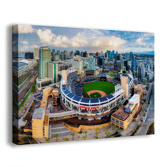 San Diego Padres Baseball Petco Park SD Skyline Print – MLB Stadium Wall Art for Sports Fans & Home Decor