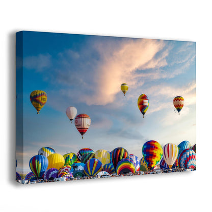 Hot Air Balloon Art, 2024 Albuquerque Balloon Fiesta Decor, New Mexico Art Print