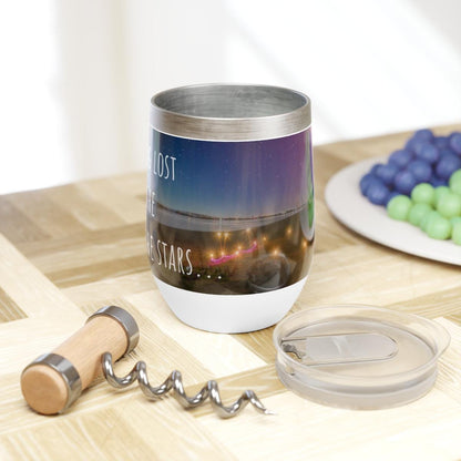 Airstream Wine Tumbler: Night Sky Under the Stars, 12oz Stainless Steel