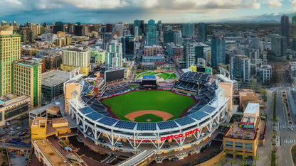 San Diego Padres Baseball Petco Park Skyline Print – MLB Stadium Wall Art for Sports Fans & Home Decor