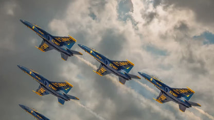 US Navy Blue Angels FA-18 Super Hornet Aviation Artwork, Military Aircraft Poster, Flight Squadron, Airshow Wall Art, Navy Fighter Jet