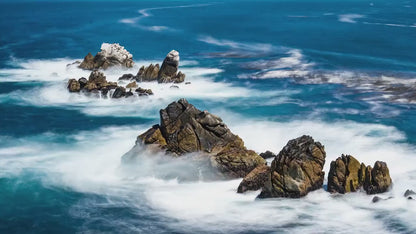 Carmel California Coastline Ocean Picture Nature Photo, Relaxation Artwork, Beach Wall Art for Meditation, Office, and House Decor