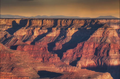 Grand Canyon National Park, Arizona Desert Picture Nature Photo, Bohemian Style Relaxation Artwork for Meditation, Apartment, Office & House Décor