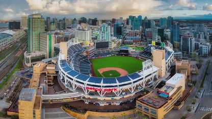 San Diego Padres Baseball Petco Park SD Skyline Print – MLB Stadium Wall Art for Sports Fans & Home Decor