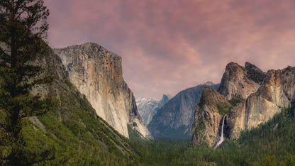 Yosemite National Park Mountain Picture Nature Photo Bohemian Relaxation Artwork for Meditation